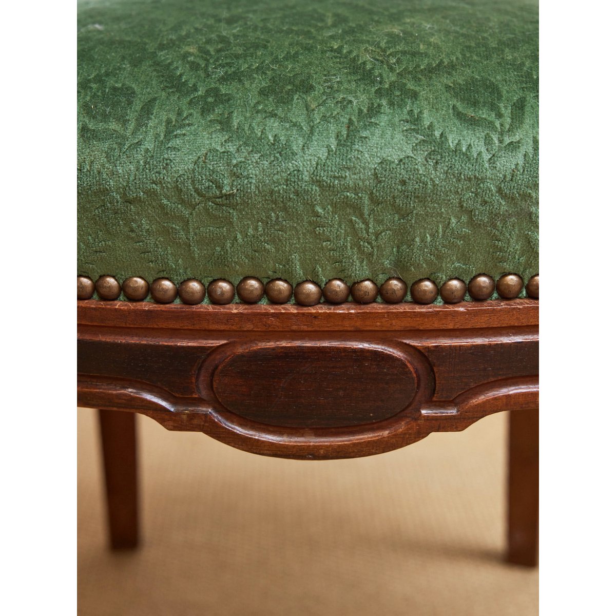 Paire de 2 chaises style Napoléon Claude N°1465 - Bon état bois clair, DEBONGOUT
