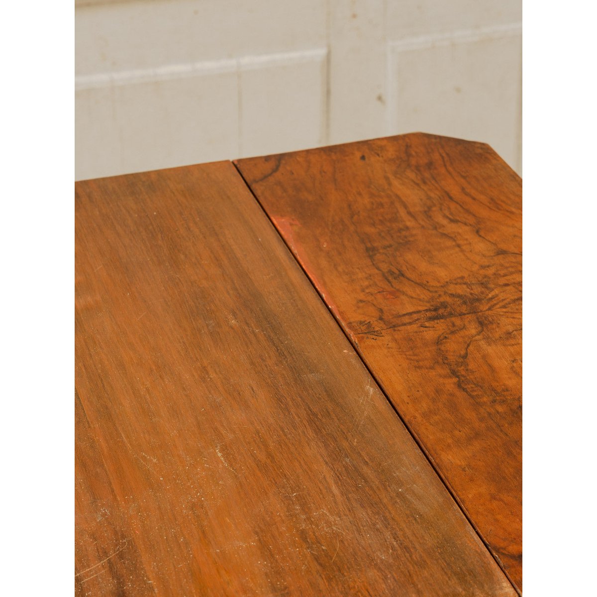 Table à manger bistro en bois Denise N°1364 - Bon état bois foncé, DEBONGOUT