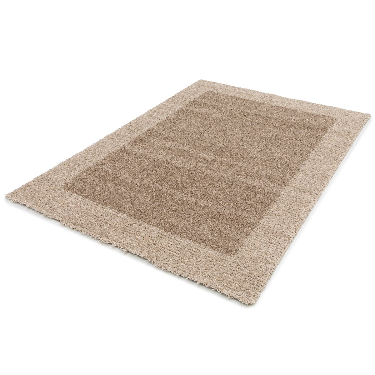 Tapis design doux et épais TURENNE beige sable, AFK LIVING