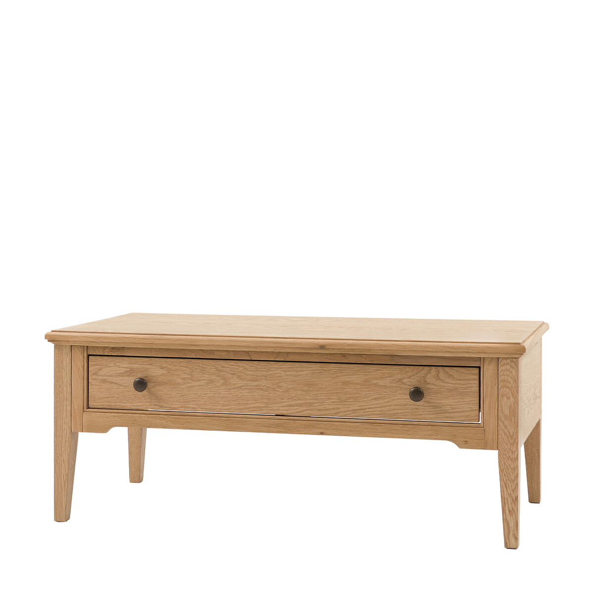 Harriet Oak 1 Drawer Coffee Table light oak wood, SO'HOME