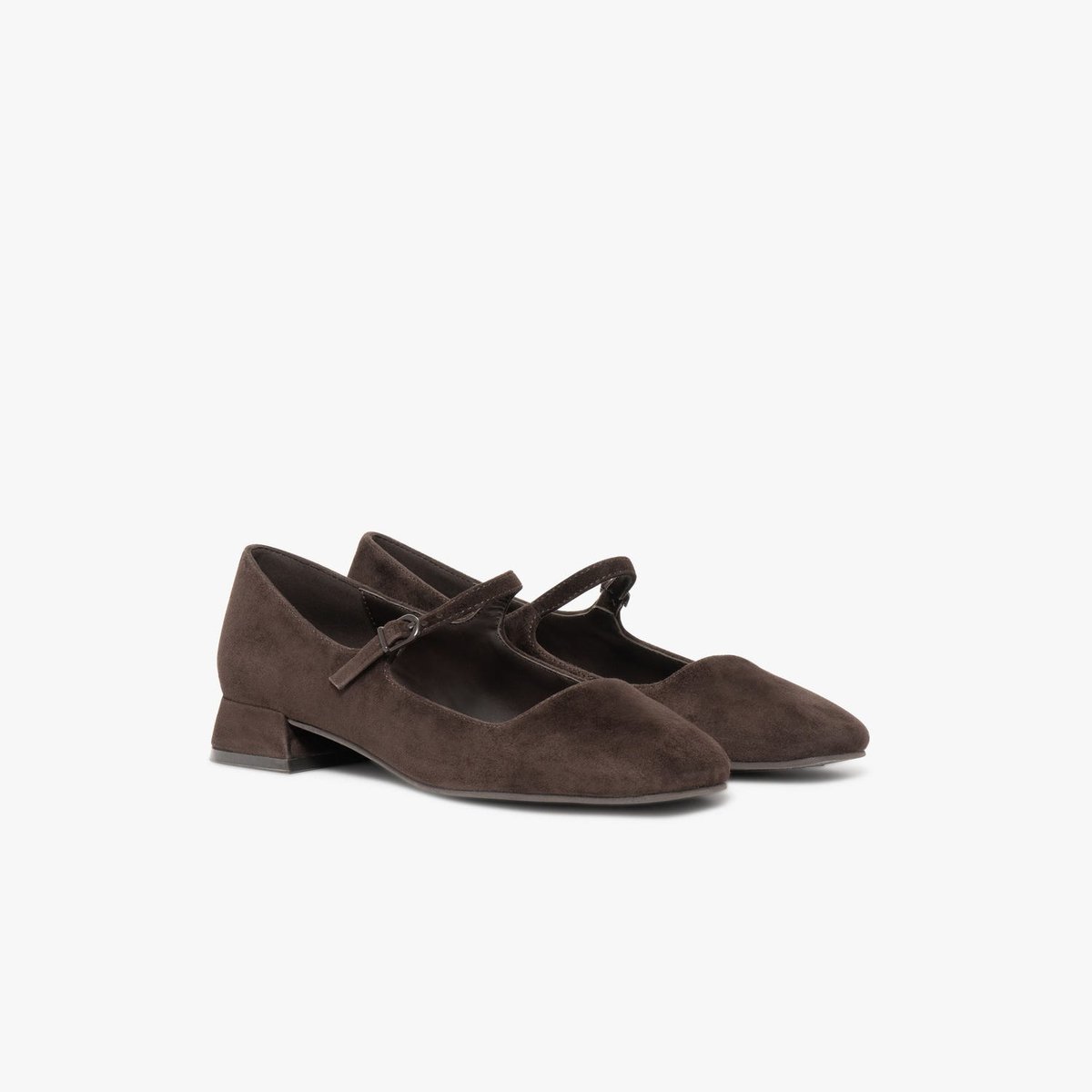 Ballerine en cuir BEATRIZ marron chocolat, BOCAGE
