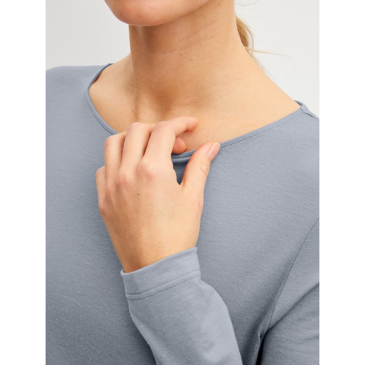 manches longues Lyocell DEEPSLEEPWEAR WARMING gris passat, CALIDA