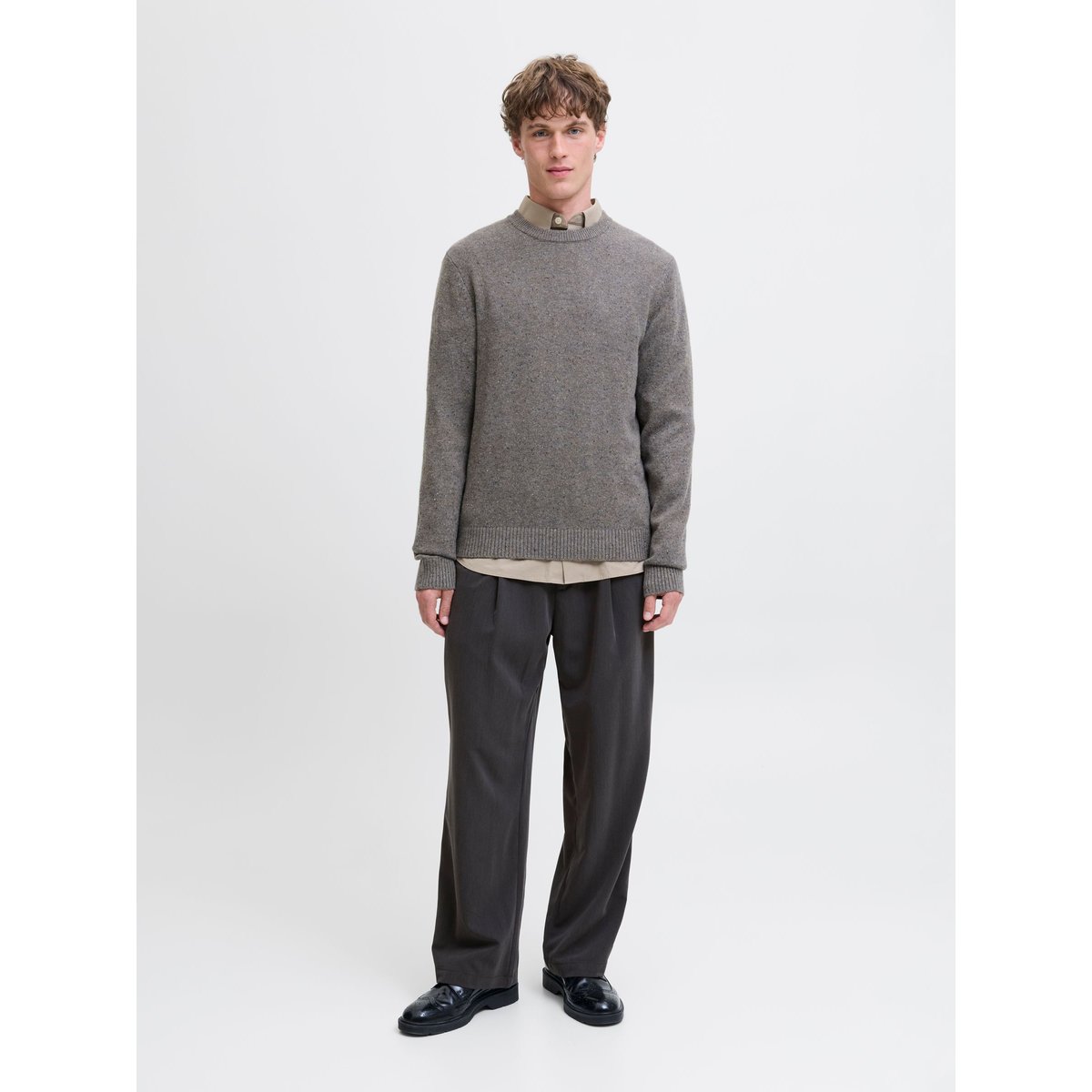 Pantalon Classique dark grey melange, JACK & JONES