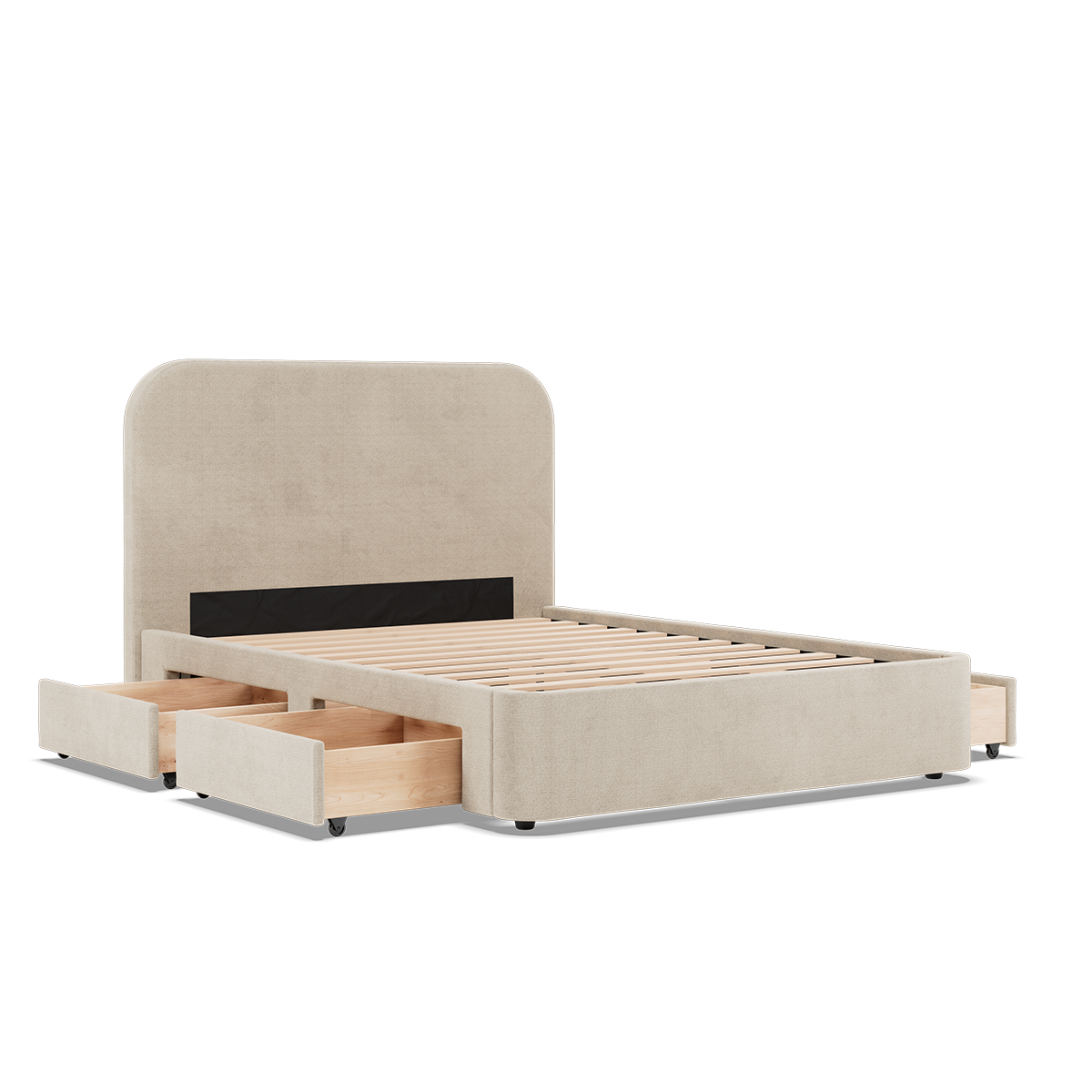 Lit 4 tiroirs NOVA beige, SLOME