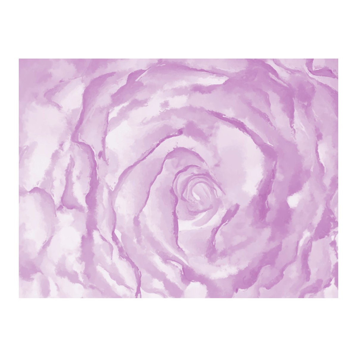Papier peint intissé panoramique Fleurs rose (rose) violet, EDEN