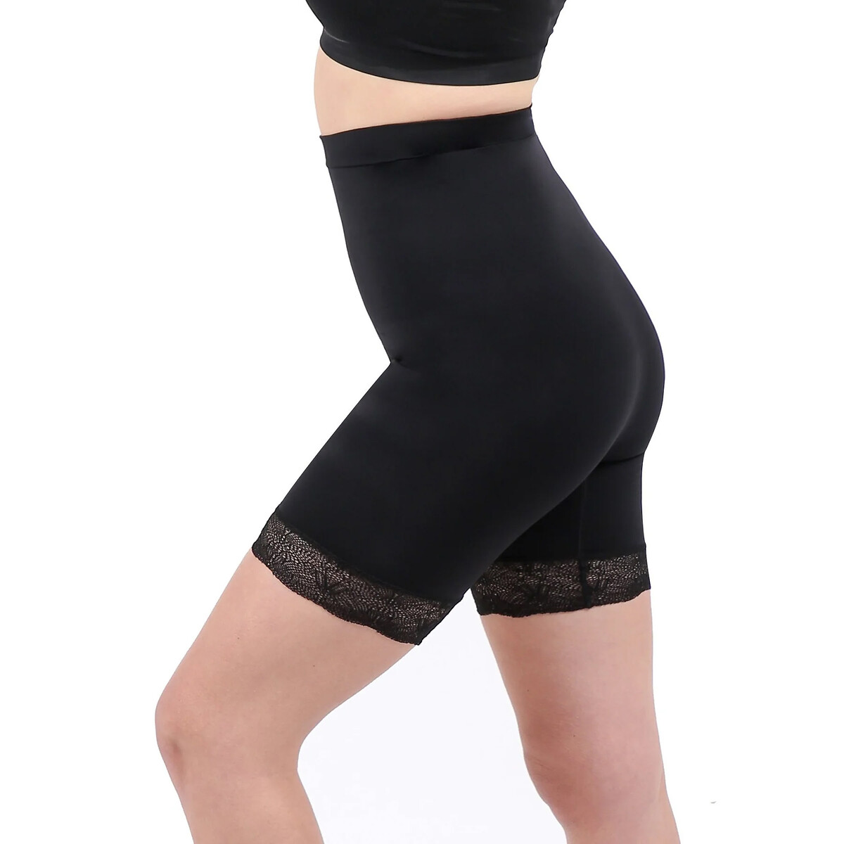 Shorty dentelle minceur noir, LYTESS