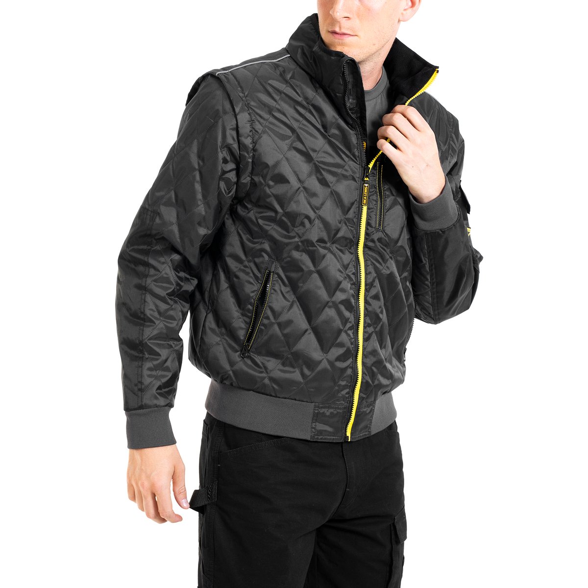 Blouson coupe bomber 2en1 TWIN gris, RICA LEWIS