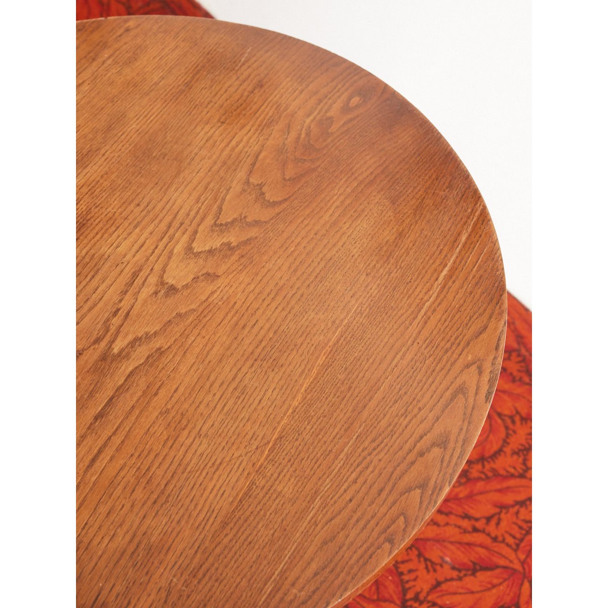 Table d'appoint Art déco en bois Francine N°1023 - Bon état bois foncé, DEBONGOUT