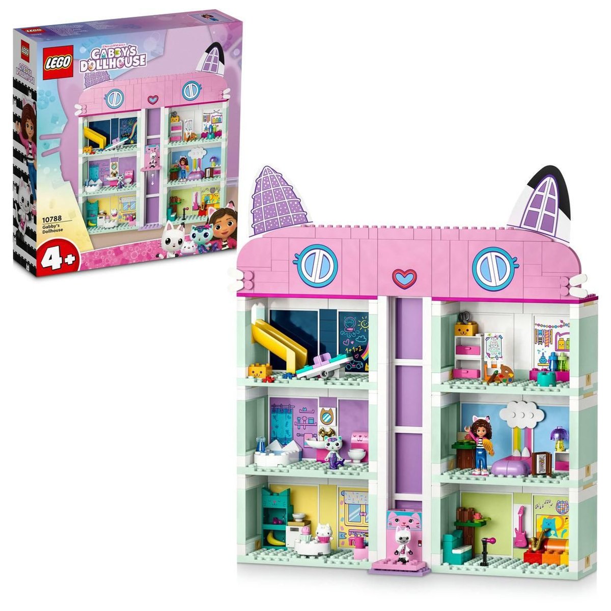 LEGO Gabby's Dollhouse - La maison magique de Gabby - 10788 multicolore, LEGO