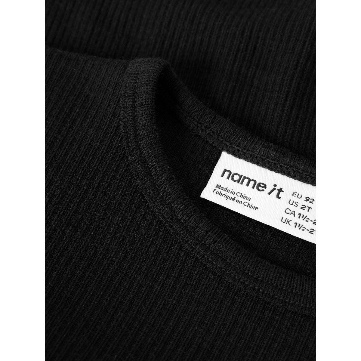 T-Shirt noir - black, NAME IT