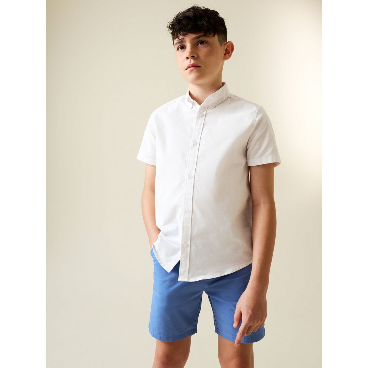Short chino bleu, NEXT