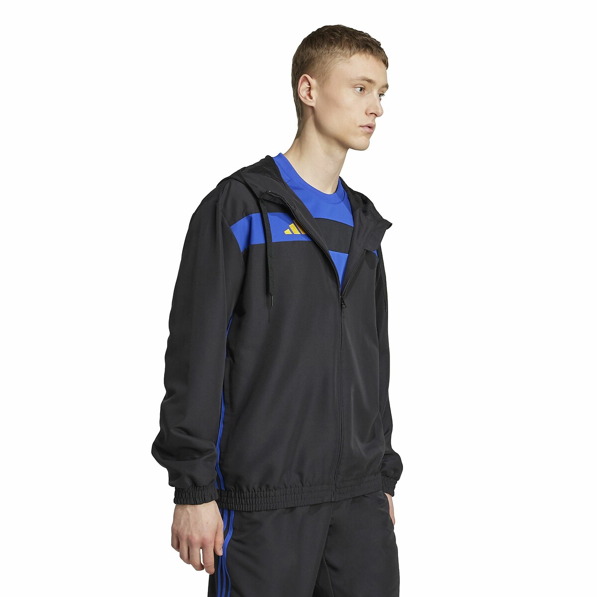 Sweat à capuche toile Tiro 25 Essentials noir, adidas Performance