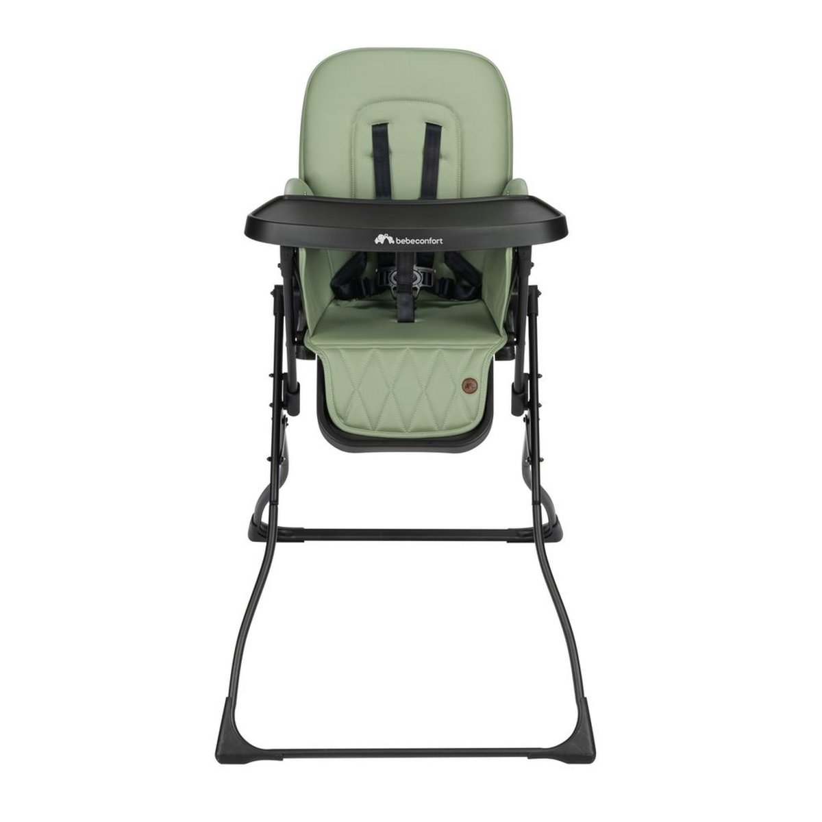 Chaise haute bébé ultra compacte Mallow gris minéral, BEBECONFORT