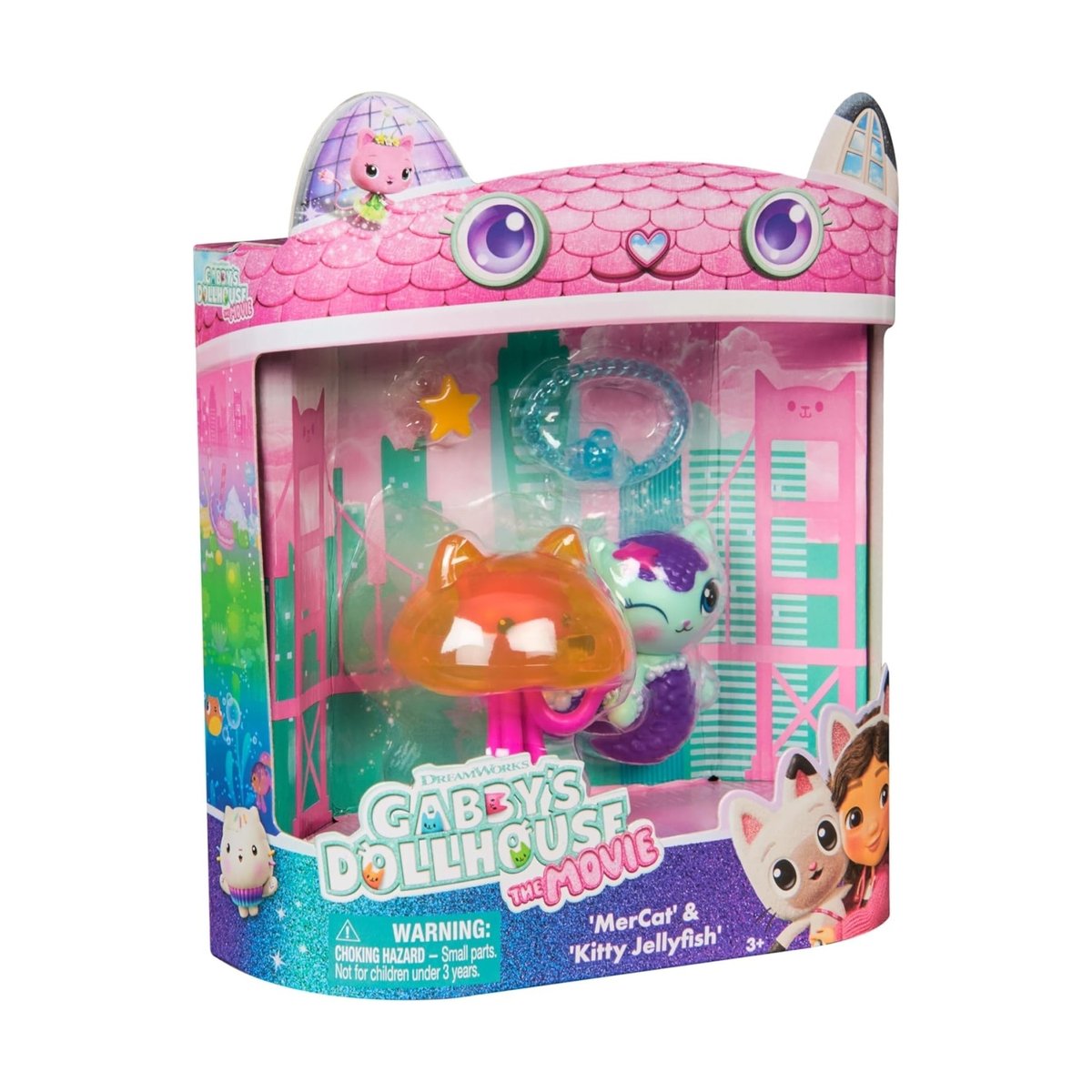 Gabby's Dollhouse Movie - Lot de 2 figurines - Aquarium multicolore, SPIN MASTER