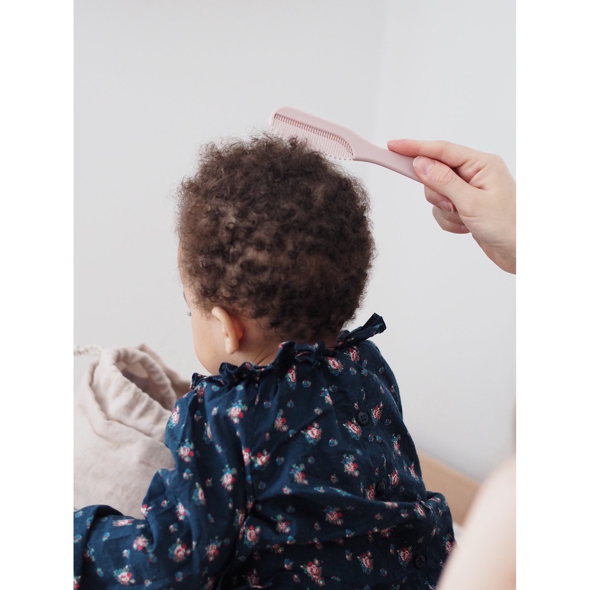 Peigne et brosse 2 en 1 rose ancienne, BEABA