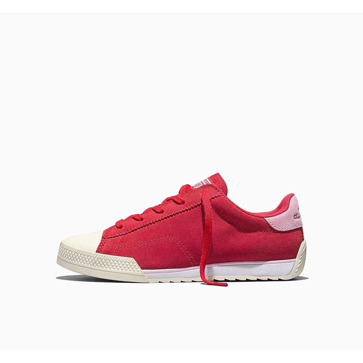 Kids Chuck Taylor Lo Seasonal Colour Leather Trainers red, CONVERSE
