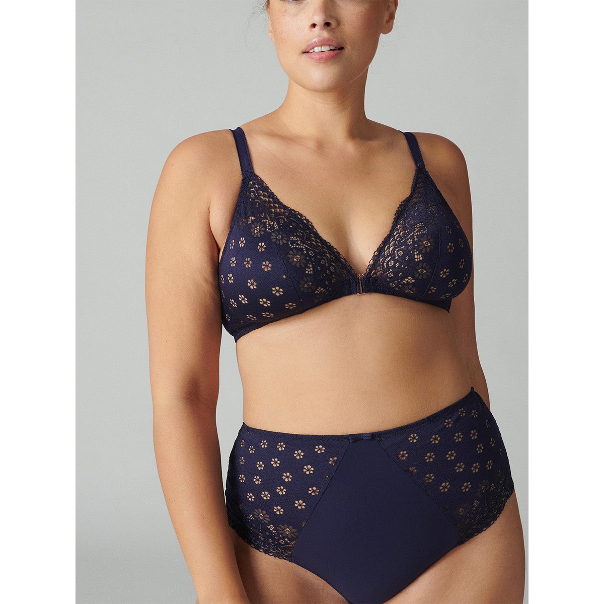 Soutien-gorge triangle sans-armatures, AIMÉE bleu, SIMONE PERELE