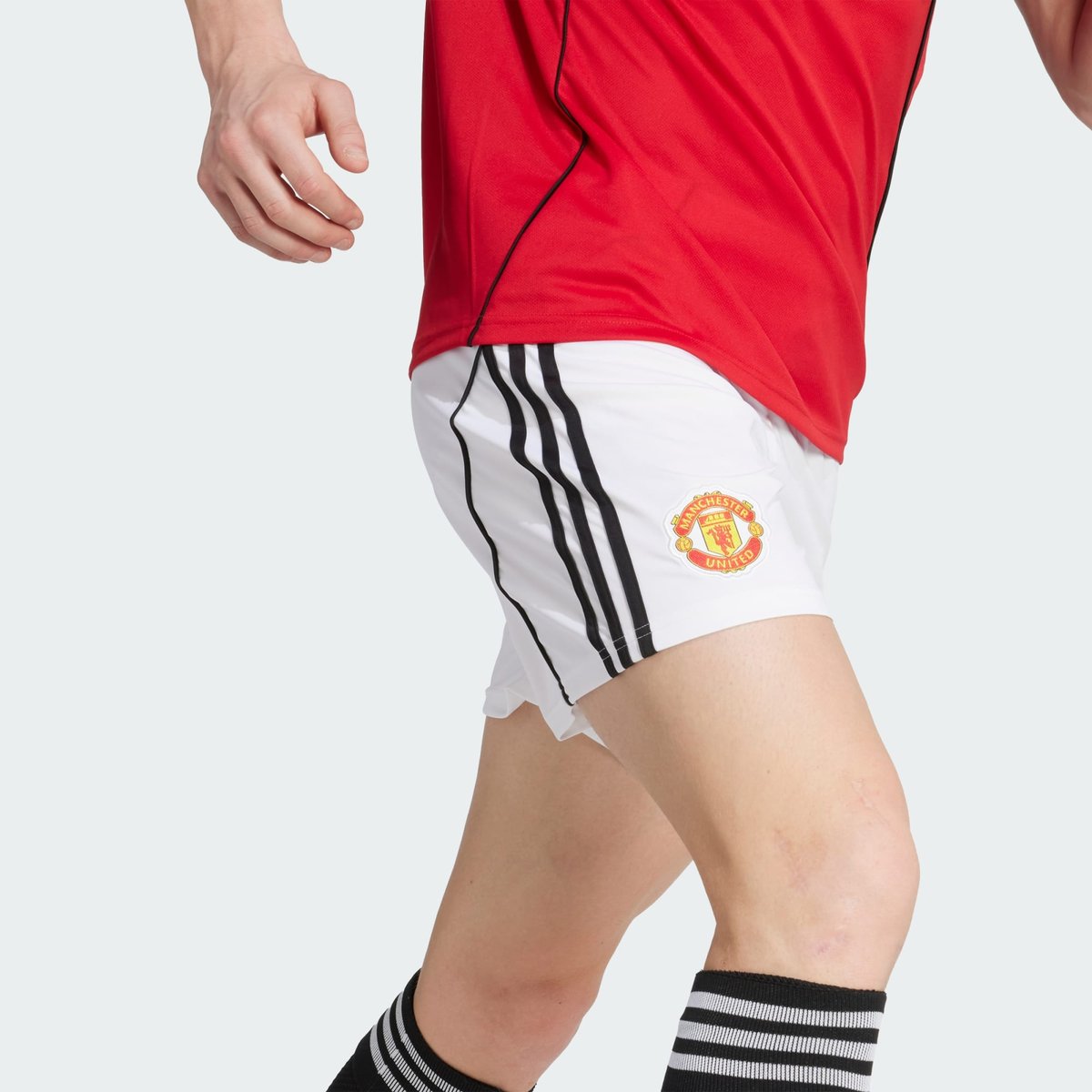 Short Domicile Manchester United 25/26 white, adidas Performance