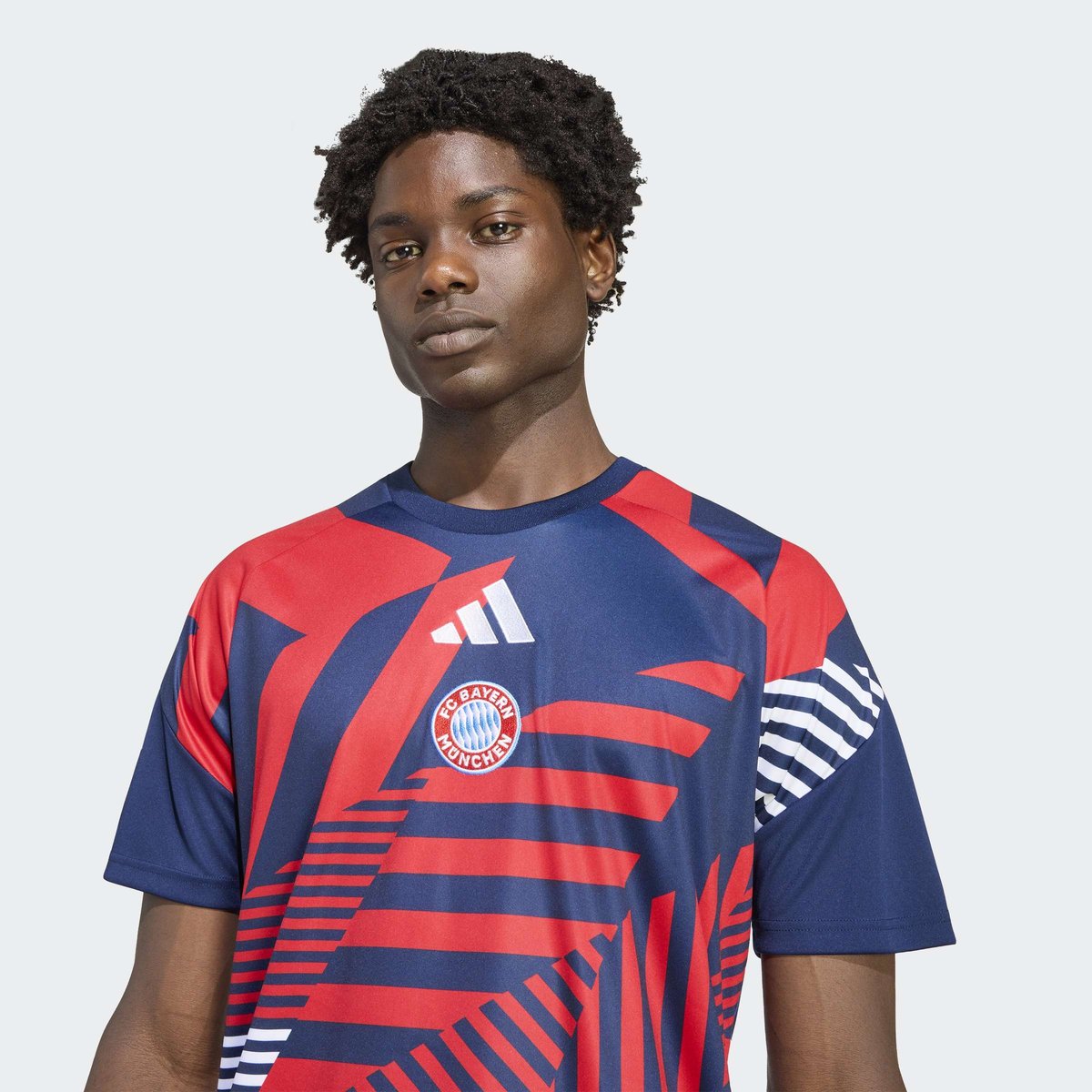 Maillot Pré-Match Fc Bayern Munich 2026/27 Maillot Pré-Match Fc Bayern Munich 2026/27 night indigo / better scarlet, adidas Performance