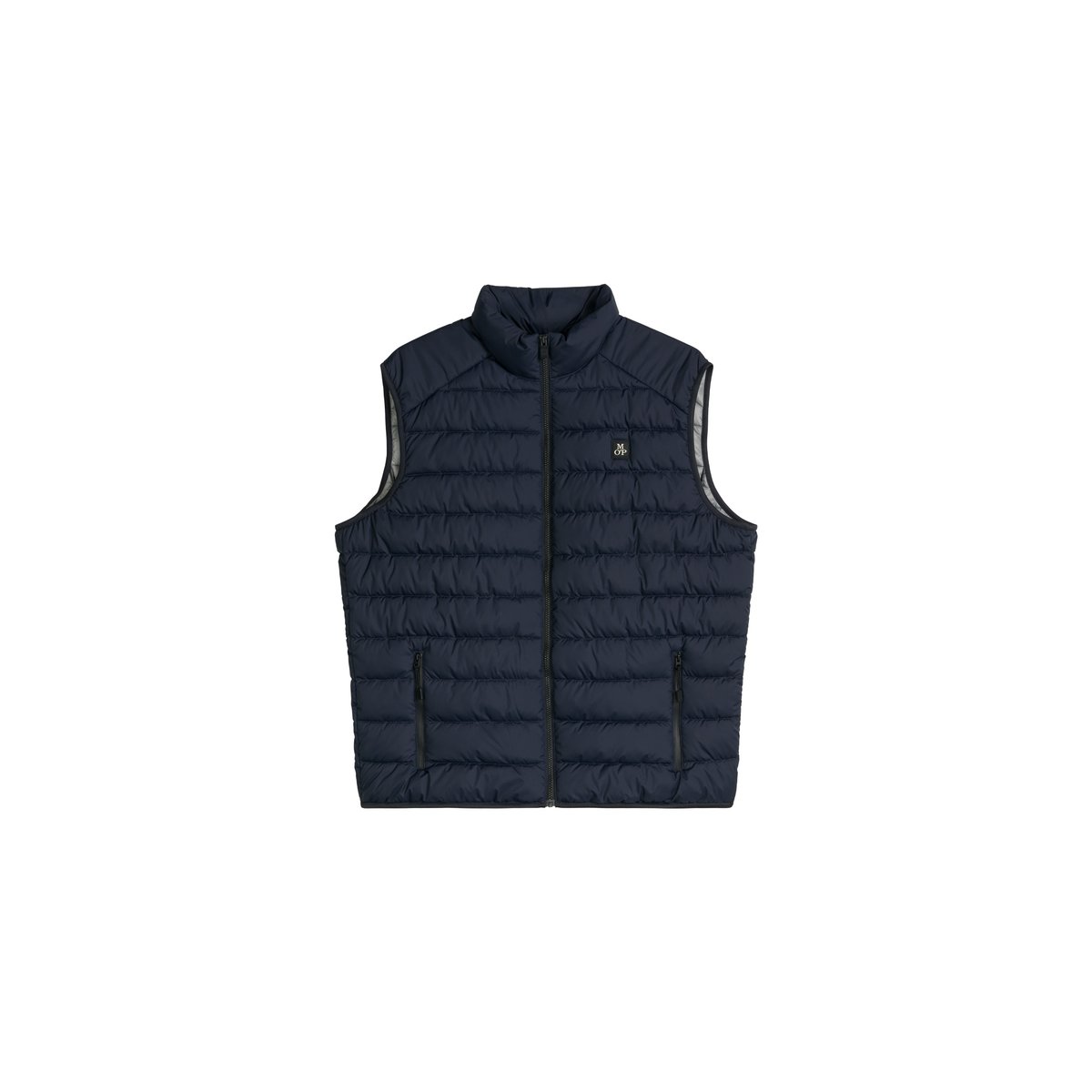 Gilet matelassé regular en qualité recyclée bleu foncé, MARC O'POLO