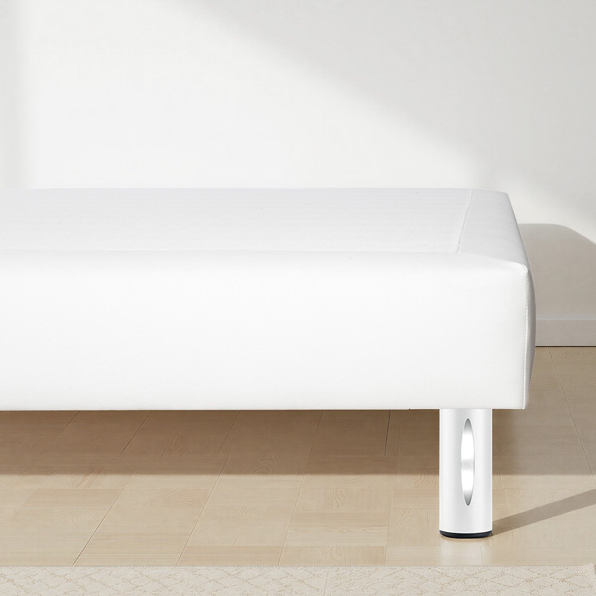 Pied de lit cylindrique lumineux Hauteur 16 cm (vendu à l'unité) noir, BELLECOUR