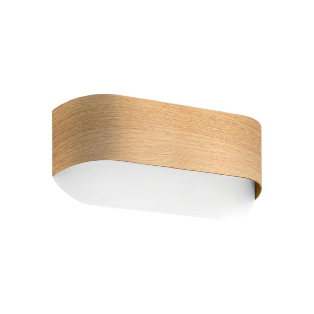 Applique led 14W métal impression bois clair Nora beige, MILLUMINE