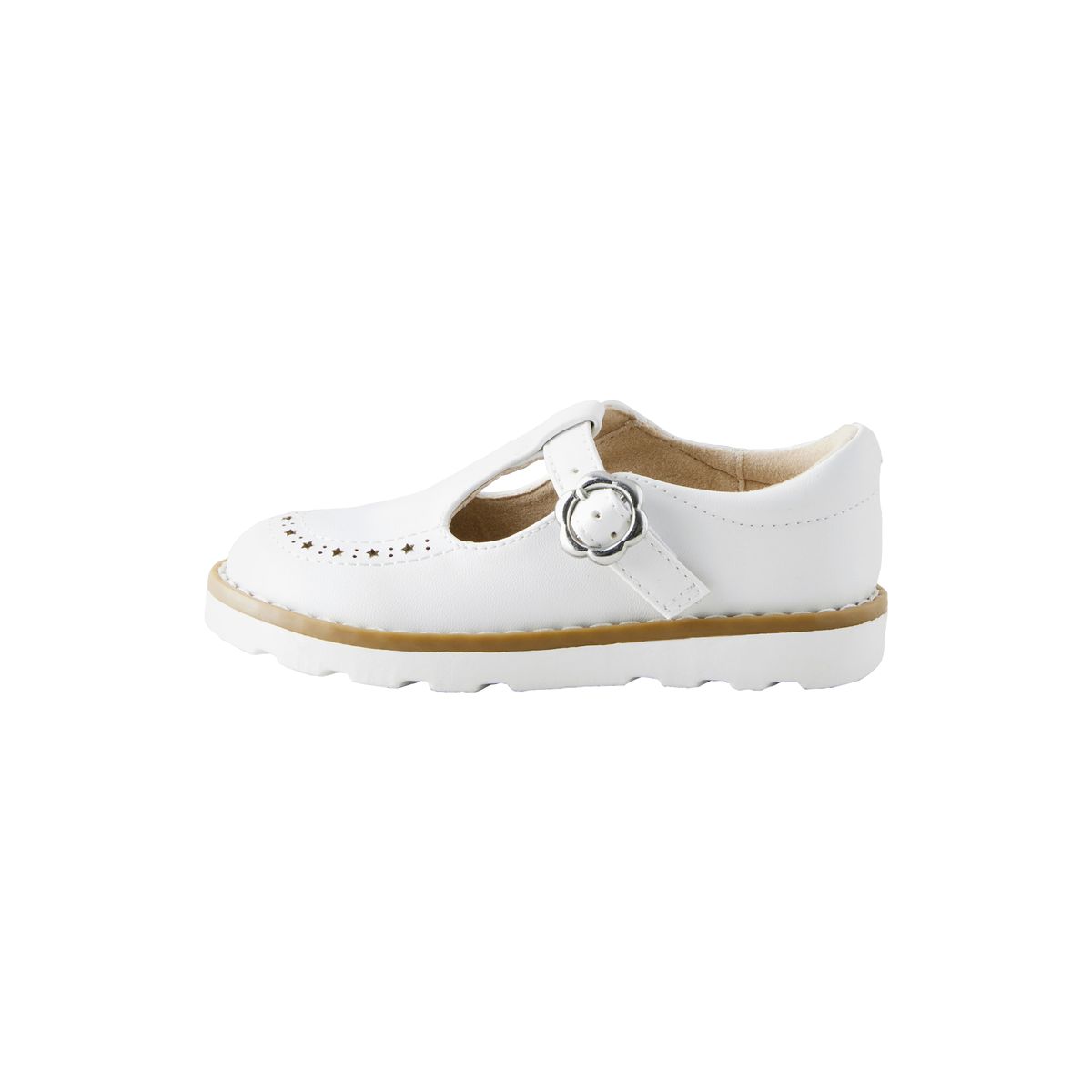 Chaussures t-bar blanc, NEXT