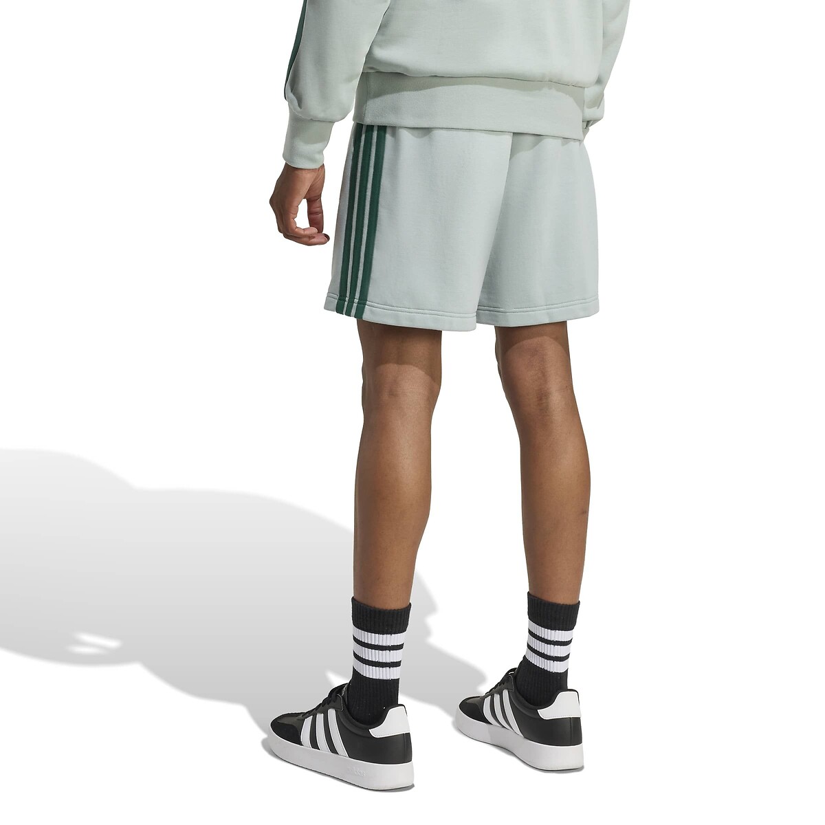 Essentials 3-Stripes Shorts sage, ADIDAS SPORTSWEAR