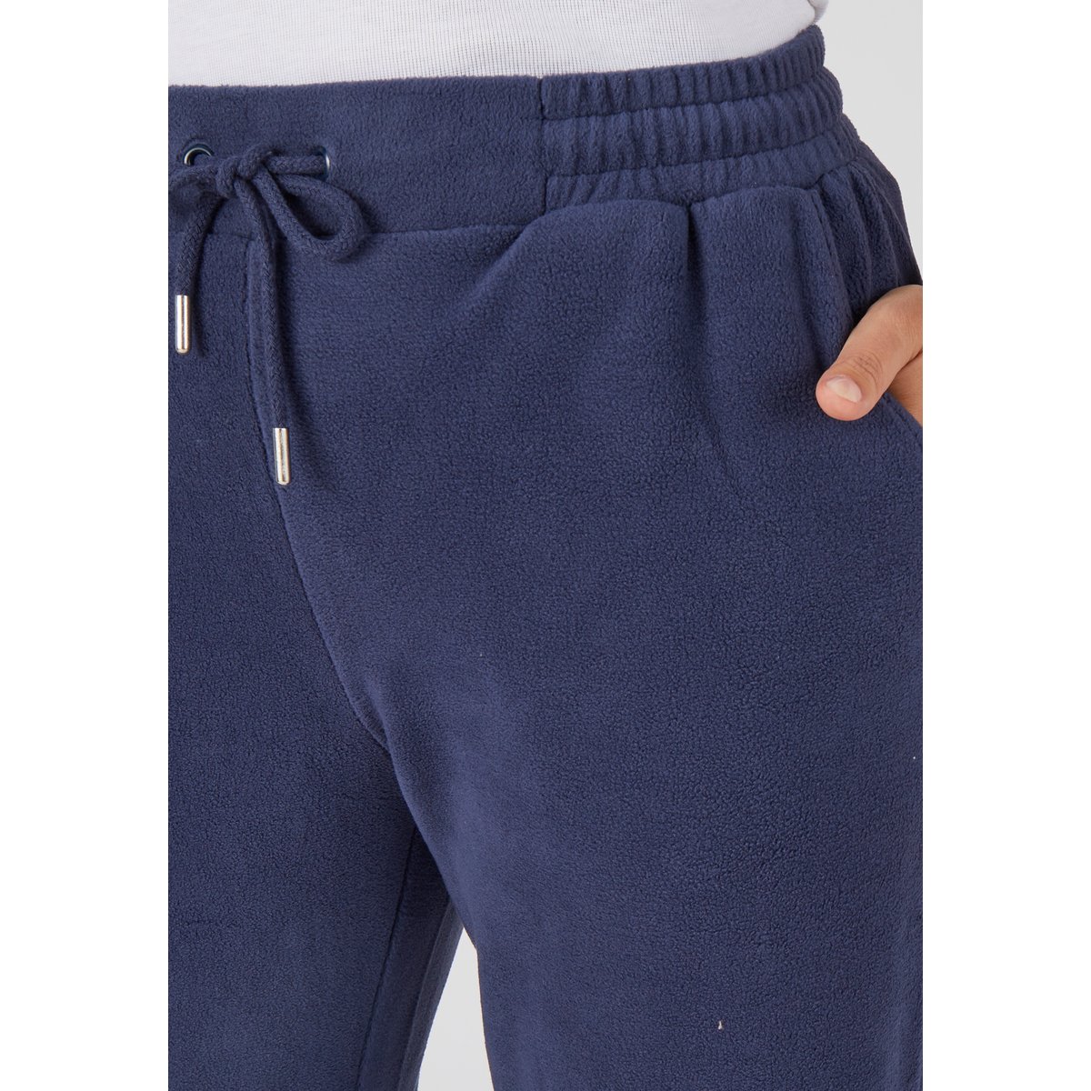Pantalon en maille polaire Thermolactyl bleu marine, DAMART
