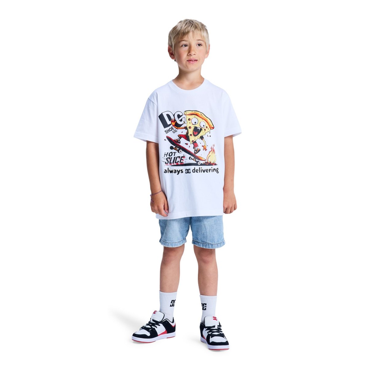 DC Shoes Apparel|Tops Garçon 8-16 ans EDBZT03443 blanc white, DC SHOES