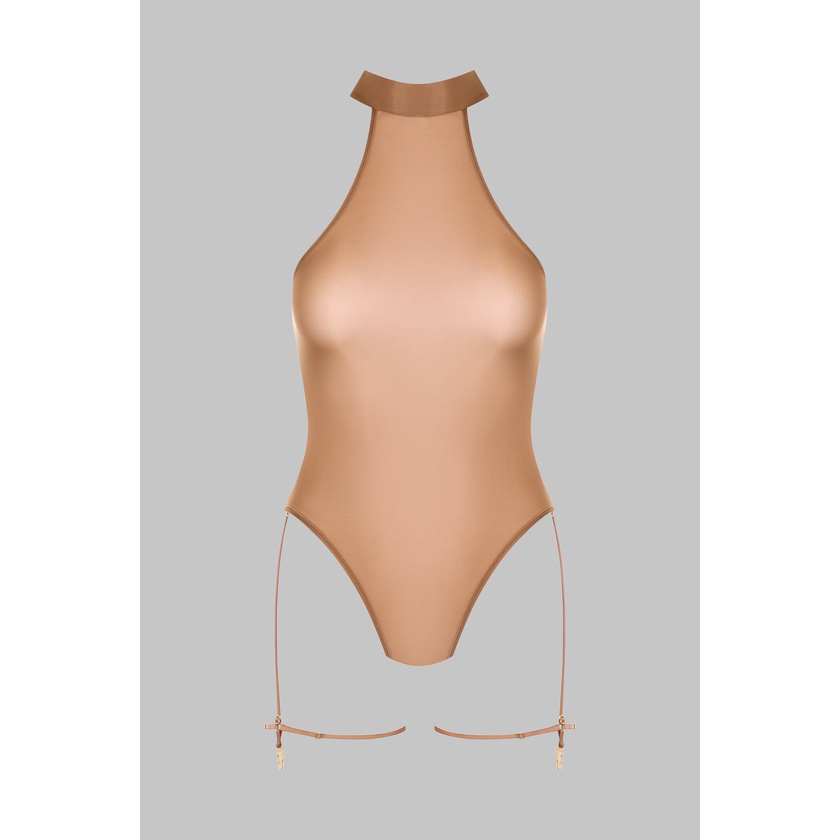 Body string encolure américaine FRENCH KISS LIGHT sienne, MAISON CLOSE
