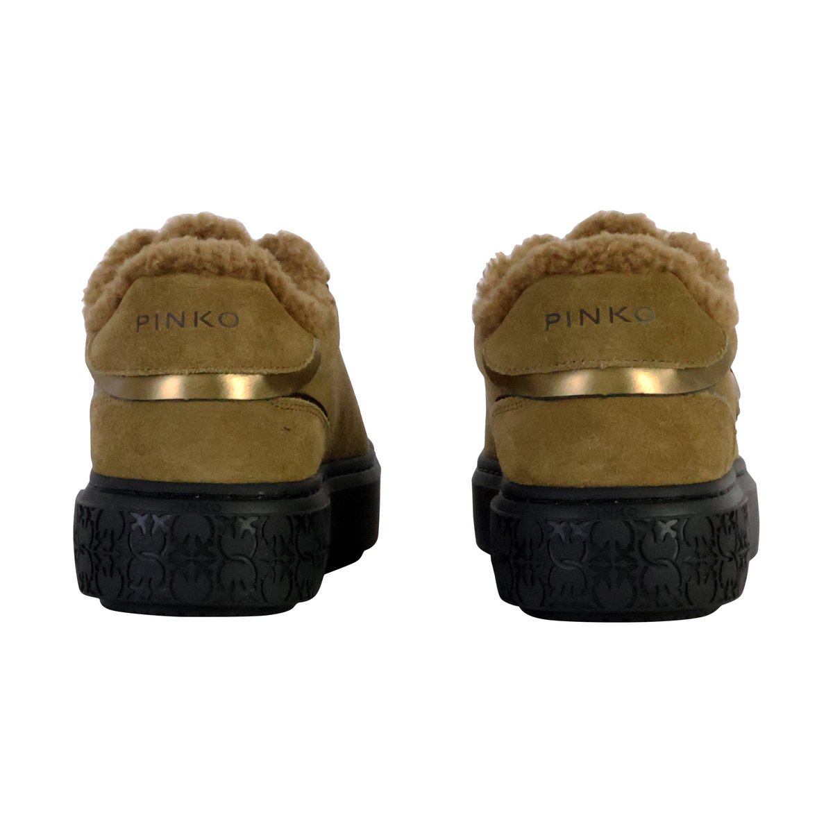 Basket Basse Cuir Yoko 01 militaire, PINKO