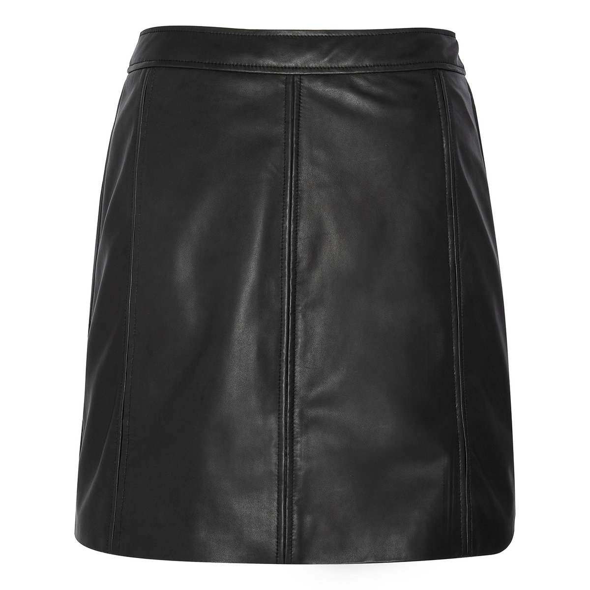 Jupe en cuir noir, SCHOTT