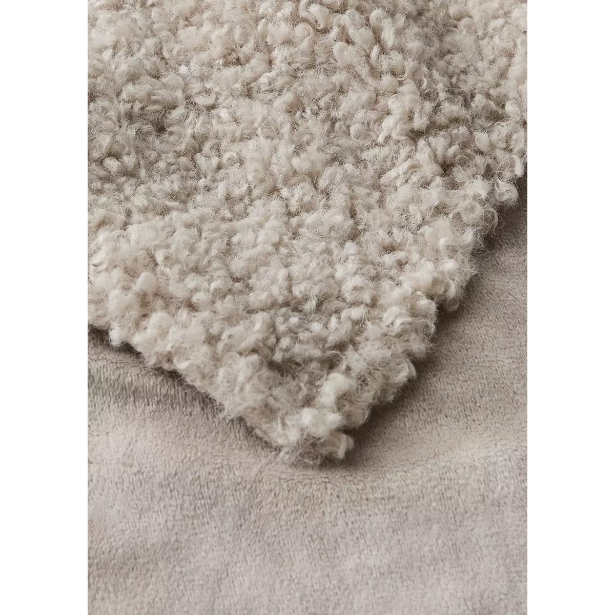 Couverture imitation mouton sable, MANGO HOME
