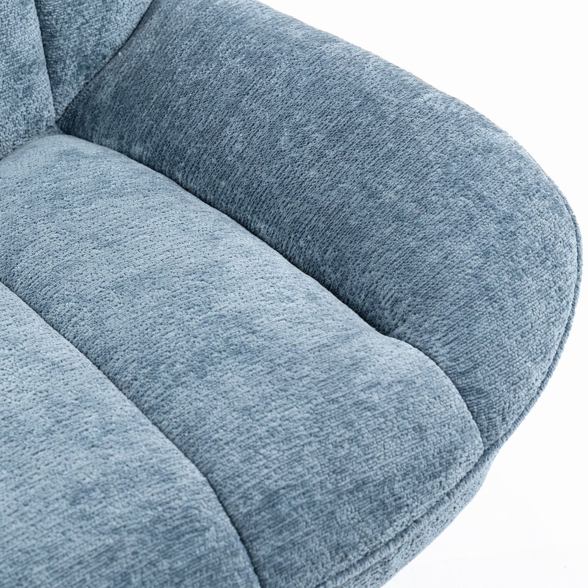 Fauteuil pivotant bleu clair, ZAGO