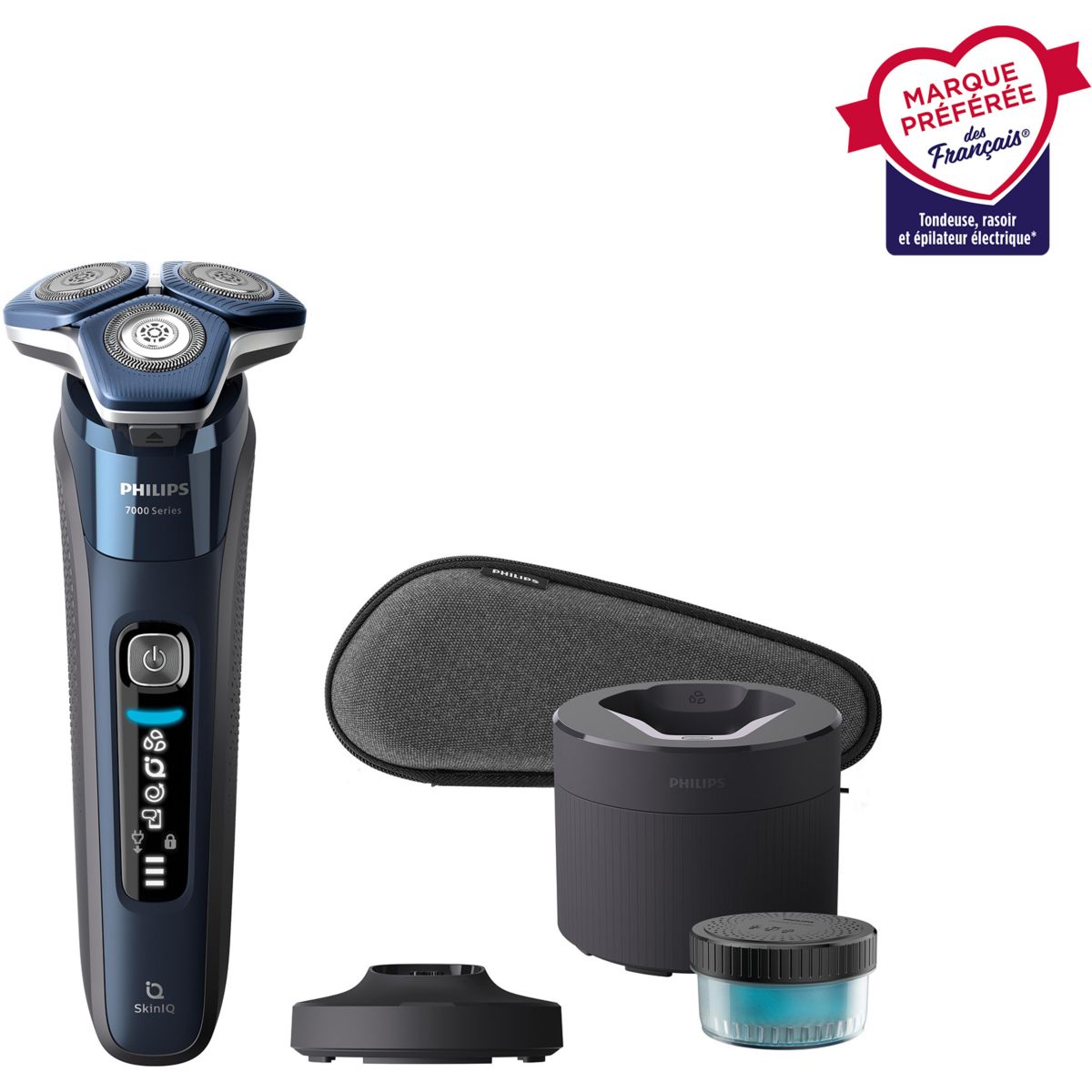Rasoir électrique Series 7000 S7885/55 bleu, PHILIPS