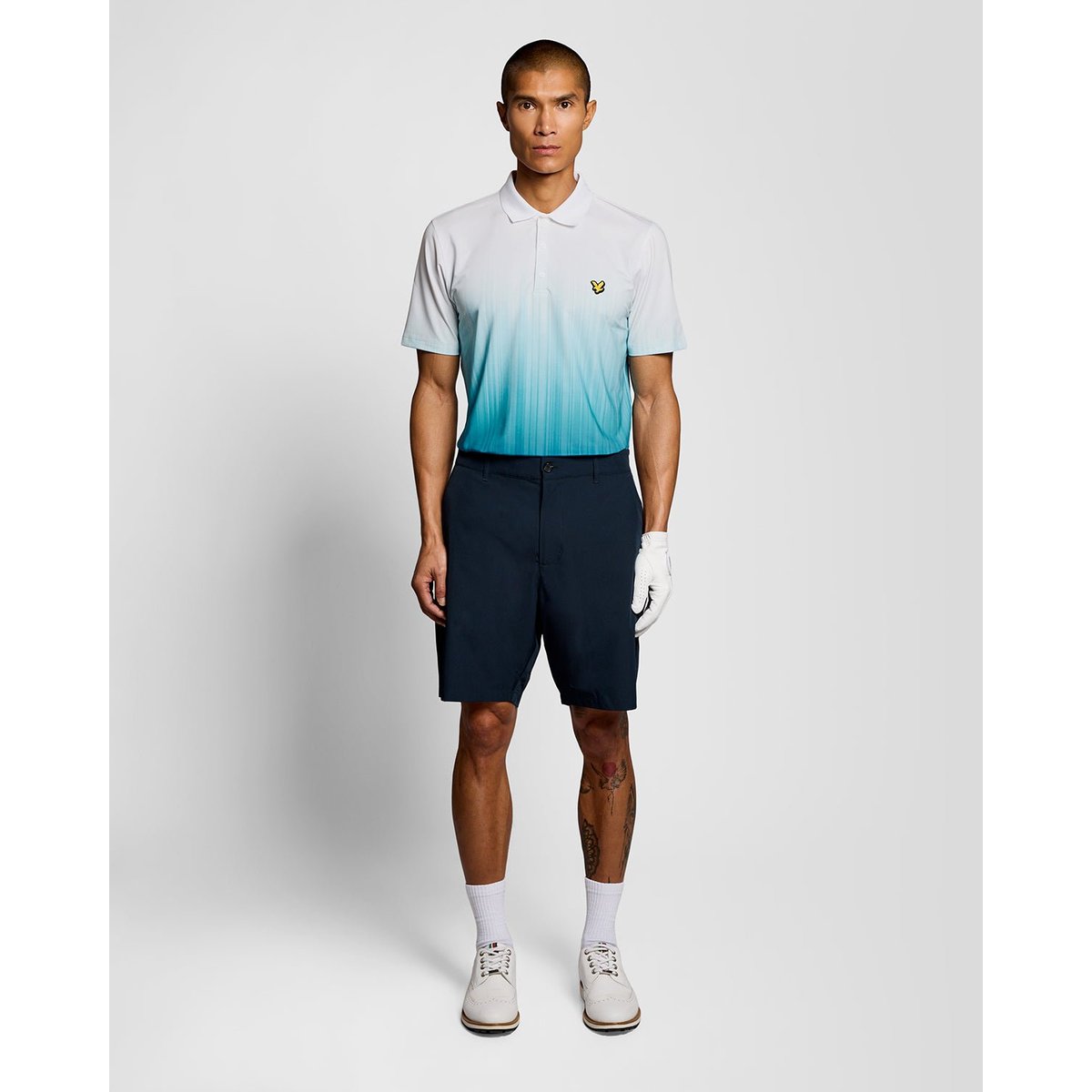 Polo dégradé bleu vert, LYLE & SCOTT