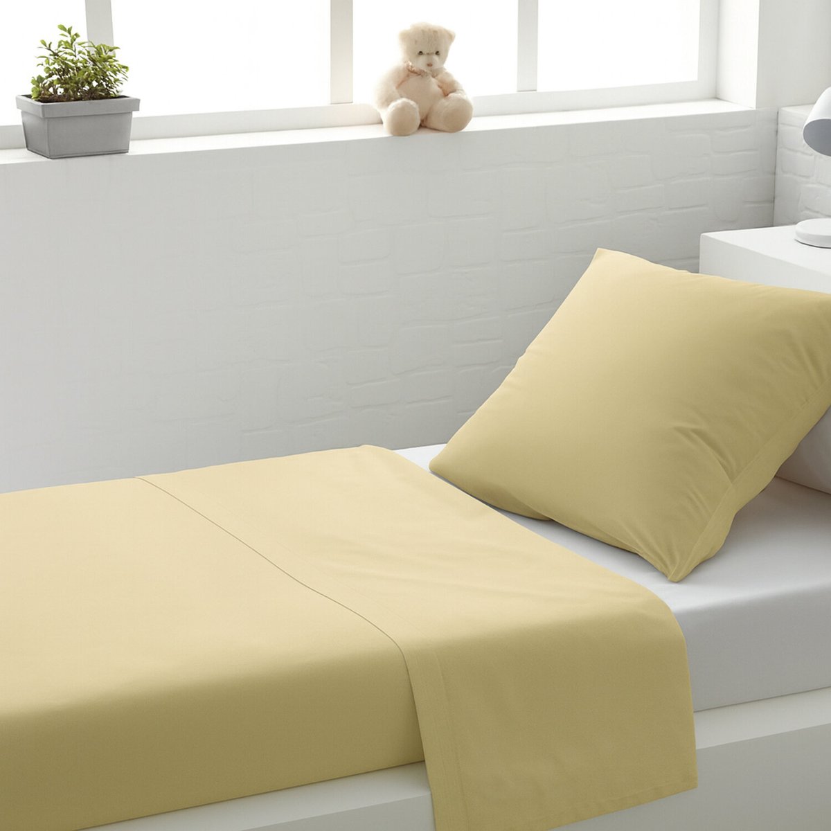 Draps plat en coton uni, NEOL lin, C DESIGN HOME TEXTILE
