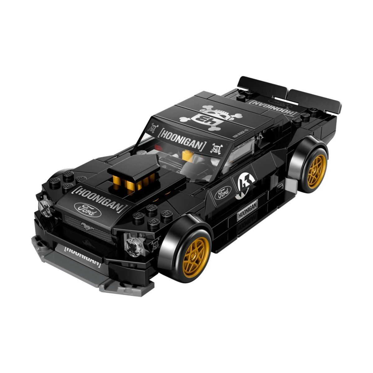 La Ford Mustang Hoonicorn V1 de 1965 de Ken Block noir, LEGO