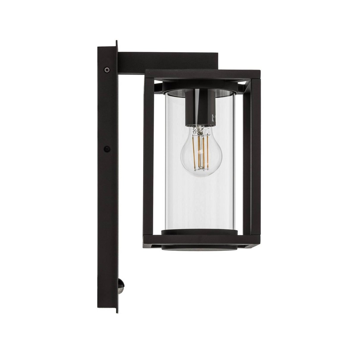 Applique extérieure en aluminium moderne anthracite, LUCANDE