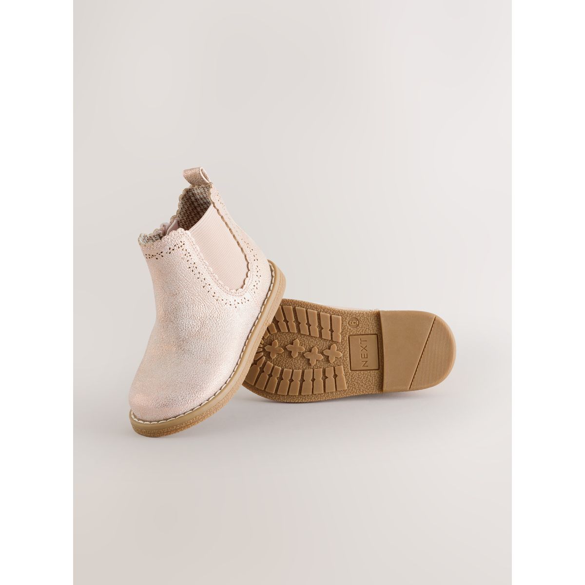 Bottines chelsea rose scintillant, NEXT