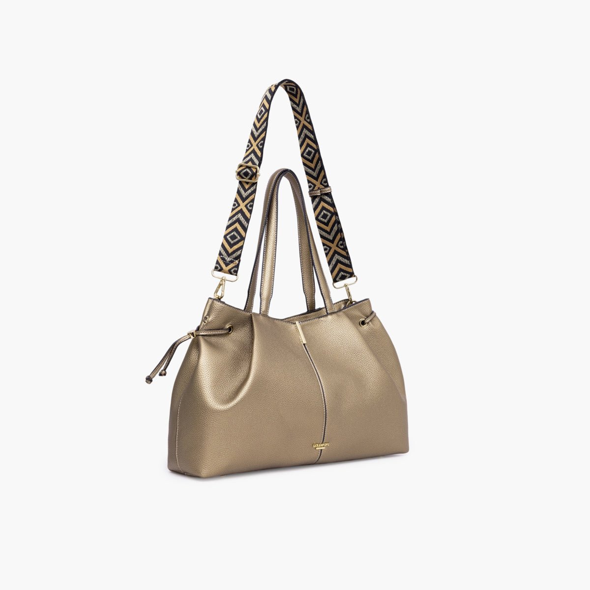 Grand sac shopper Taloum L bronze,doré, LOLLIPOPS