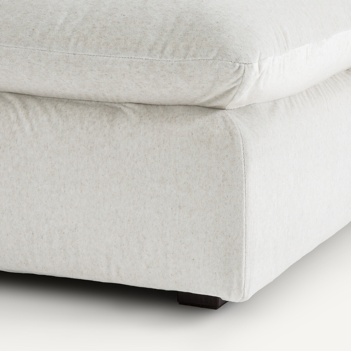 Angle 90° modulable en velours de lin, GIULIANO albatre, AM.PM