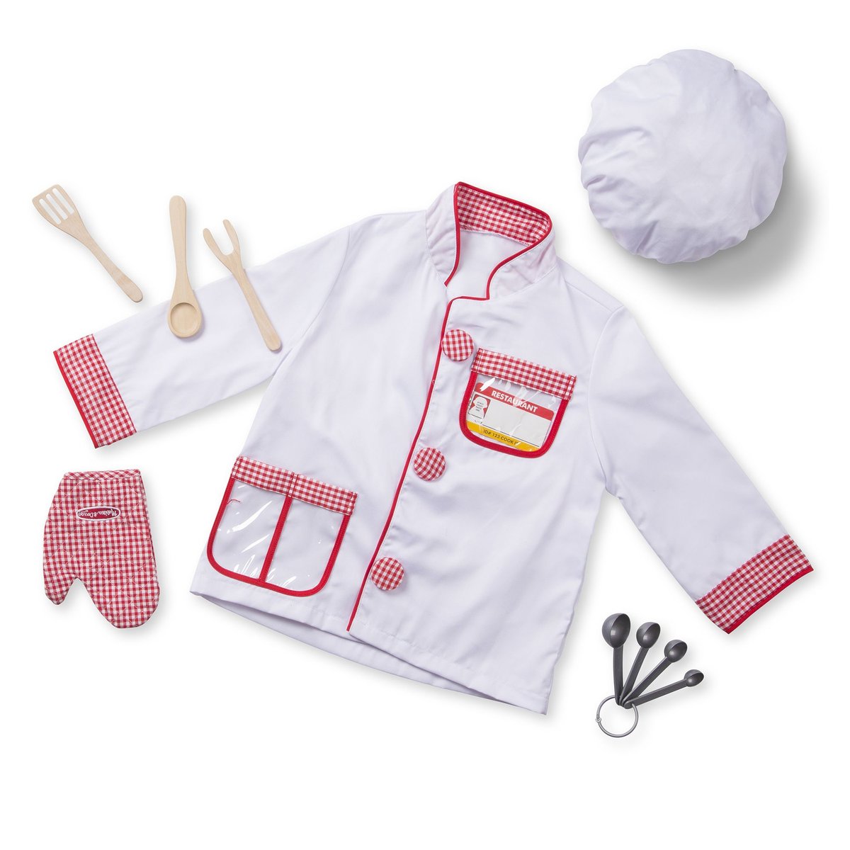 Déguisement de chef cuisinier blanc, MELISSA & DOUG
