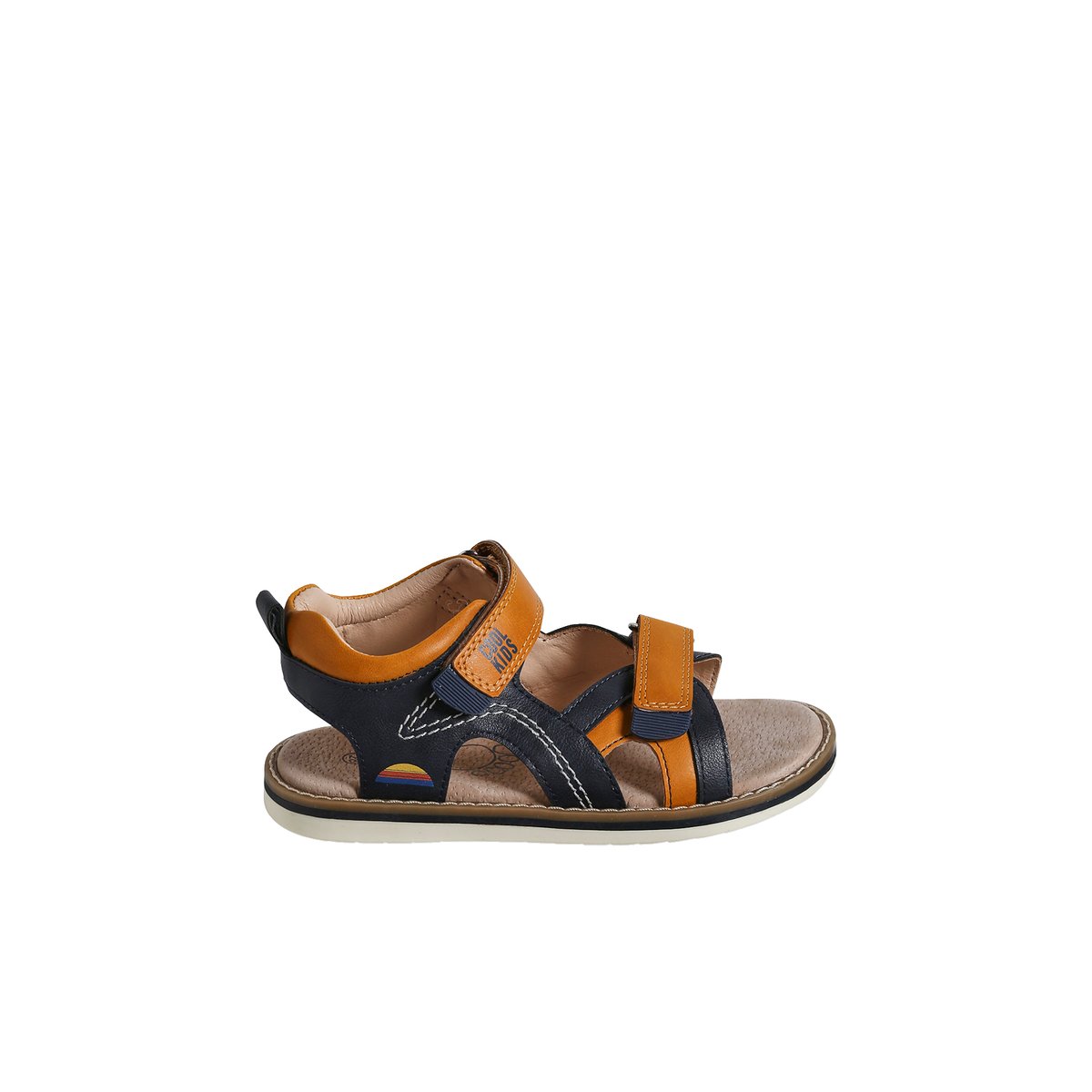 Sandales ouvertes collection maternelle marine, VERTBAUDET