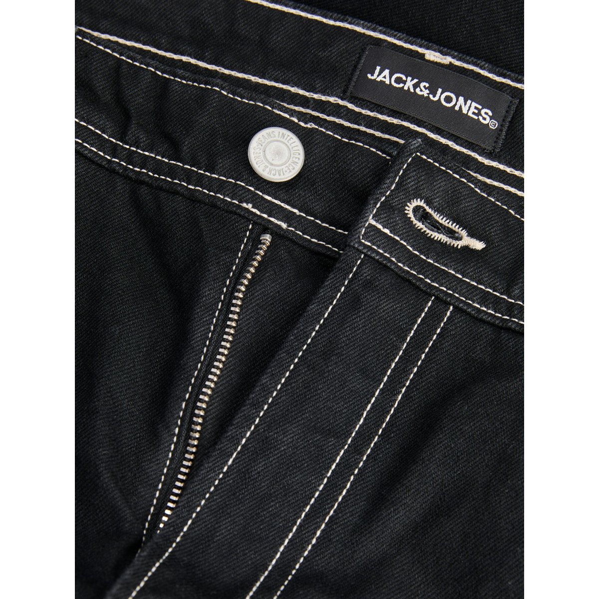 Jean Baggy Fit black denim 1, JACK & JONES