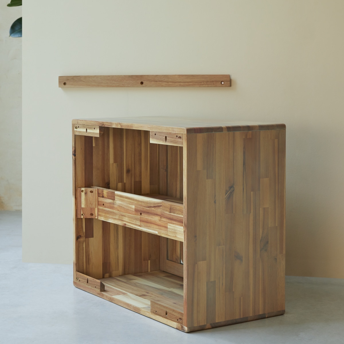 Meuble Salle De Bain en Acacia massif, LILA naturel, TIKAMOON