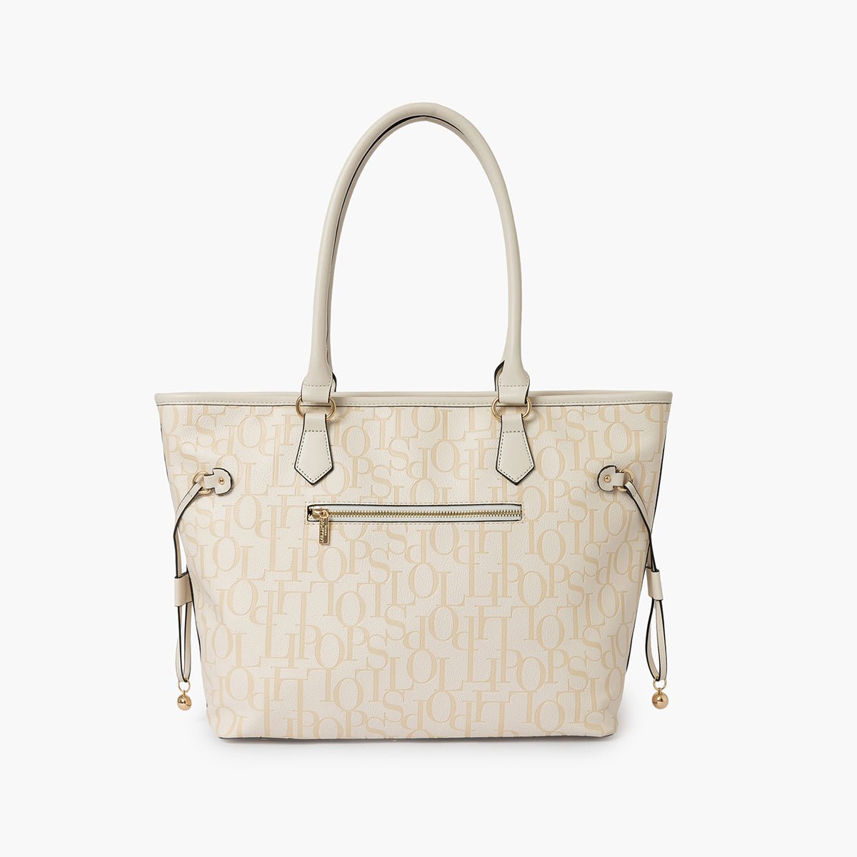 Grand sac shopper Sanja ivoire, LOLLIPOPS