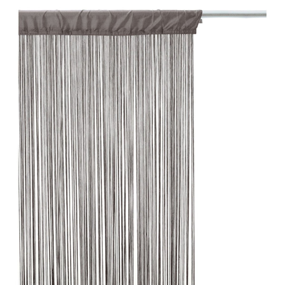 Lot de 2 rideaux fils décoratifs gris, TOILINUX