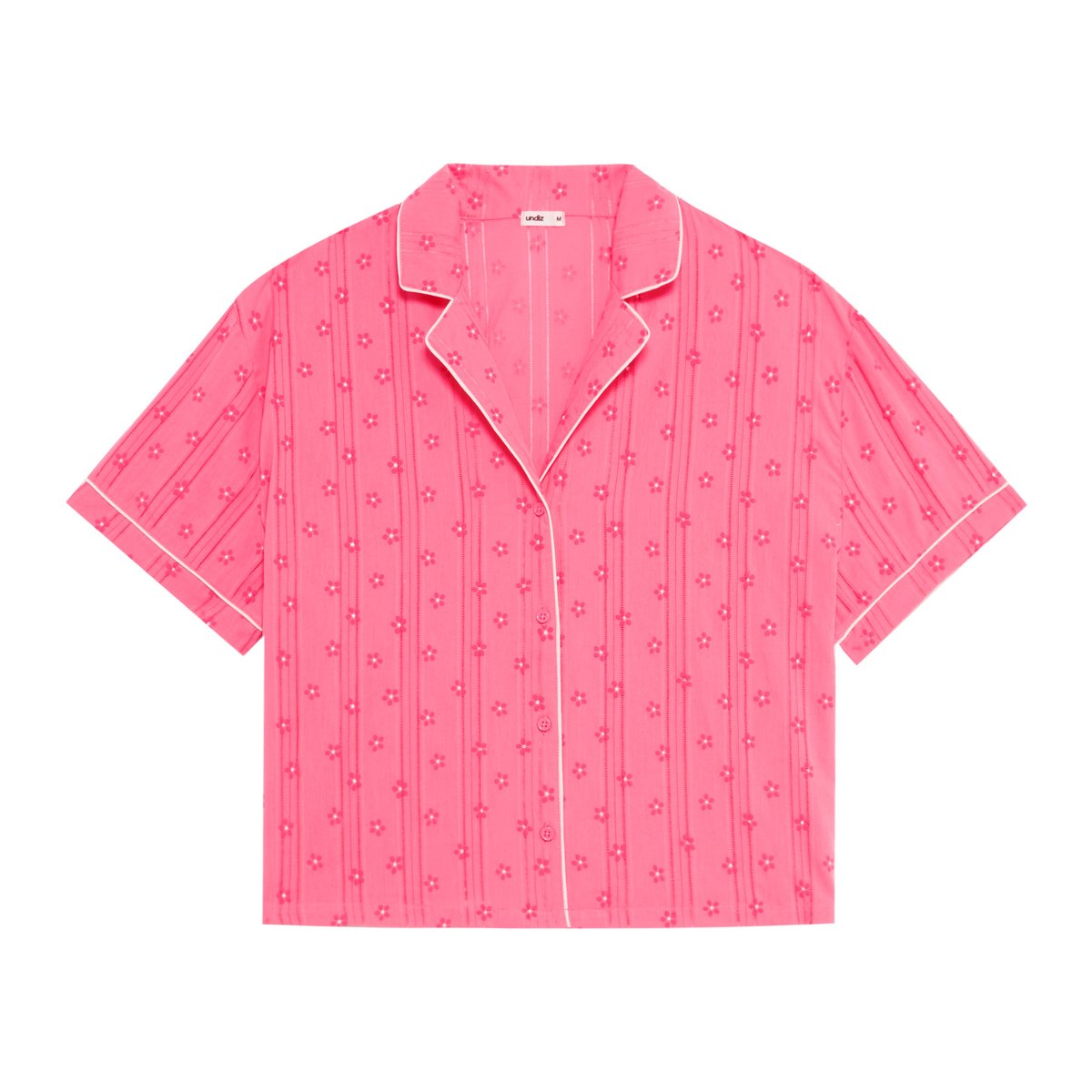 Chemise en coton PARTYFLORIZ rose, UNDIZ
